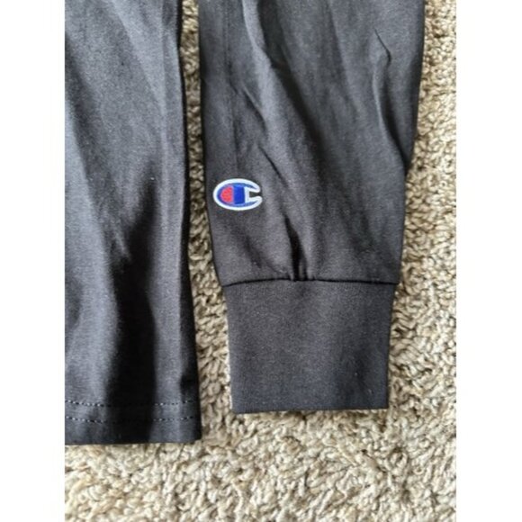 Champion Mens Black Long Sleeve "Spacesation Gaming" Graphic Tee Size Medium - Picture 3 of 12